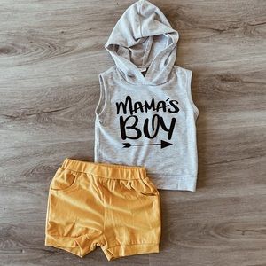 “Mamas boy” baby matching set ♡
